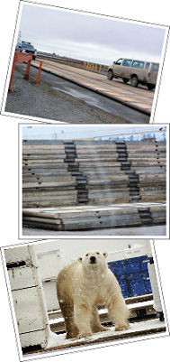 Clickable image map of arctic mats in use